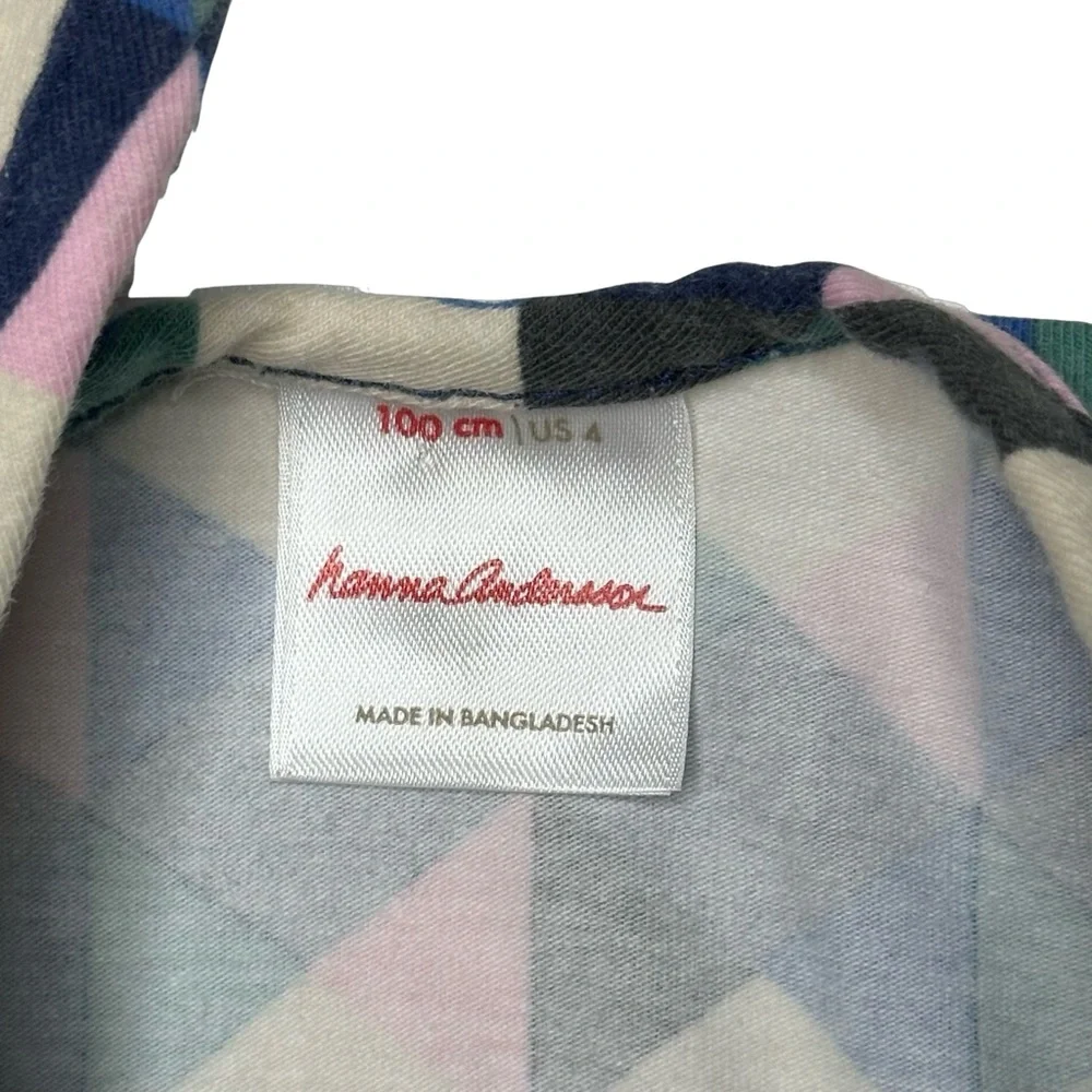 Hanna Andersson Geometric Skater Dress‎